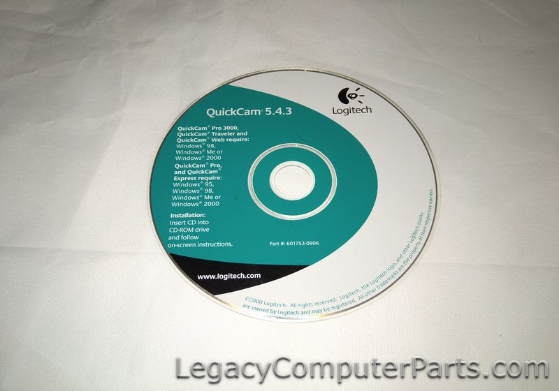 Logitech Quickcam 5.4.3 CD-ROM