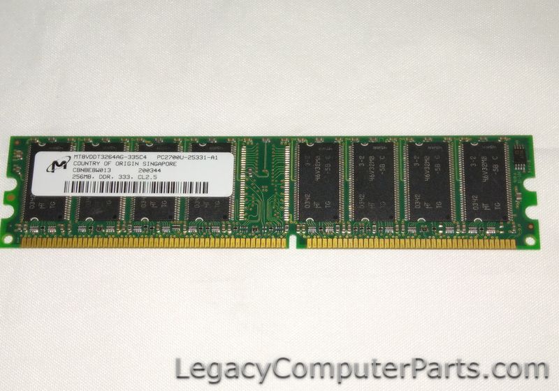 Micron MT8VDDT3264AG-335C4 PC2700U-25331-A1 CBNBE8W013 200344 25