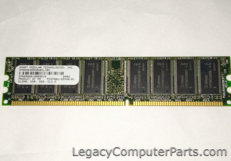 Smash Modular TECHNOLOGIES INC SM5646485D8N6CLIBH 512MB DDR 333