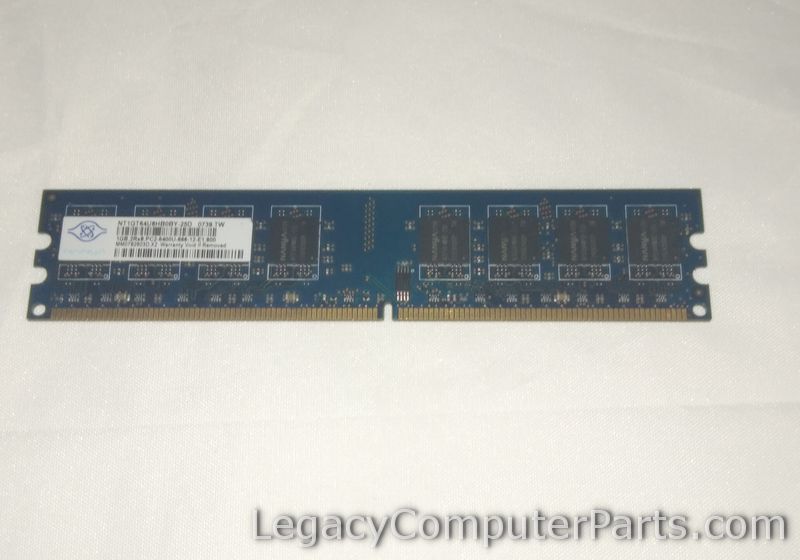 Nanya NT1GT64U8HB0BY-25D 1GB 2Rx8 PC2-6400U-666-12-E1 800