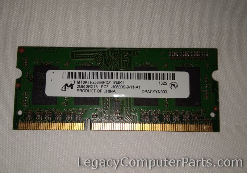 Micron MT8KTF25664HDZ-1G4K1 2GB 2RX16 PC3L-10600S-9-11-A1